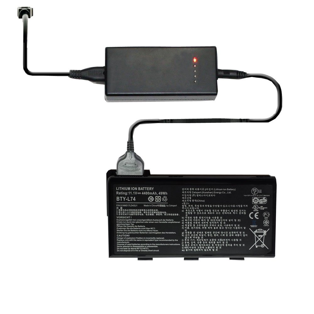 External Laptop Battery Charger for Msi A5000 A6000 A6200 CR600 CR610 ...