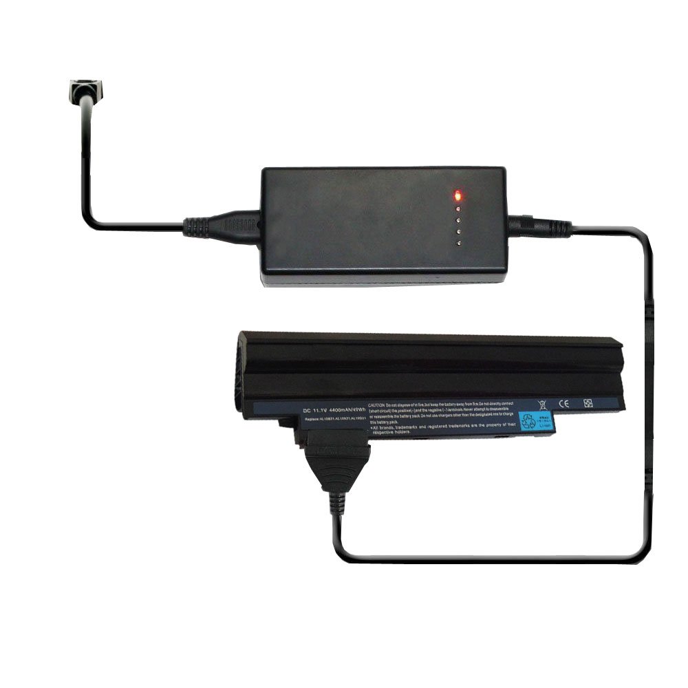 External Laptop Battery Charger for Acer Aspire One 360(D260) 522 722 ...