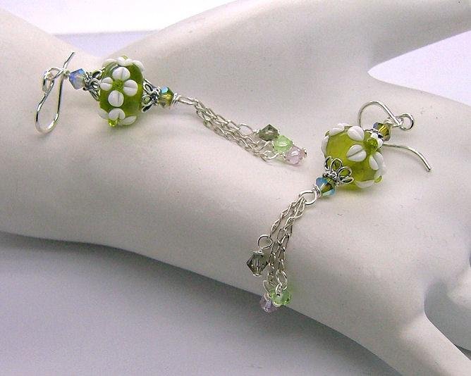 Moxie ~ Lampwork Earrings - 925