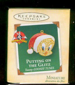 Hallmark 2004 Miniature Tweety Putting on the Glitz