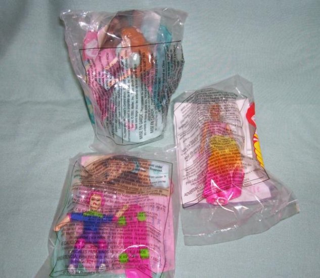 McDonalds Barbies 2000 Lot of 3 #BR0003E