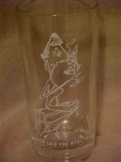 COMICAL BARWARE DRINK BOOZE HIGH BALL COCKTAIL GLASS