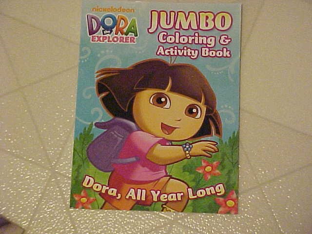 NEW DORA THE EXPLORER ALL YEAR COLORING ACTIVITY BOOK