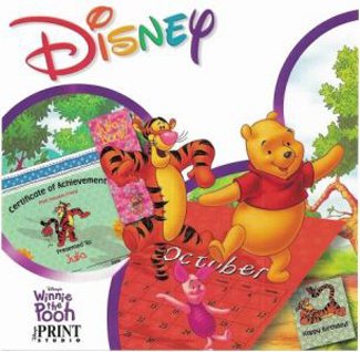 DISNEY'S Winnie The Pooh Print Studio - NEW - FREE Shipping -