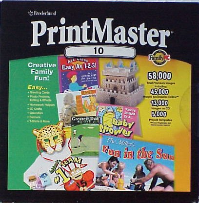 PrintMaster 10 Publishing Suite CD-ROM - NEW - FREE Shipping