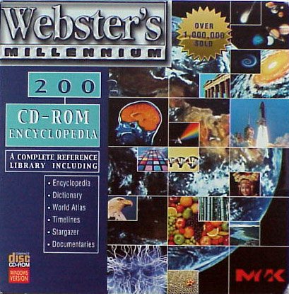 Webster's 2002 Millennium Encyclopedia CD-ROM - XP Compatible NEW - FREE Shipping