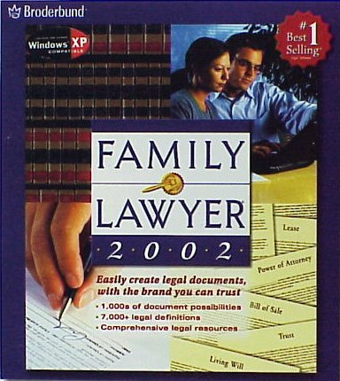 FAMILY LAWYER XP Compatible Wills Trusts Power of Attorney Leases Estate Planning NEW FREE Shipping