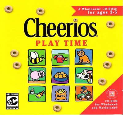 Cheerios Playtime by Simon & Schuster for Ages 3-5 - XP Compatible - NEW CD-ROM - FREE Shipping
