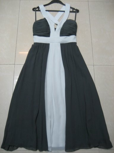 BCBG Max and Cleo Silk 2 Tone Party Dress