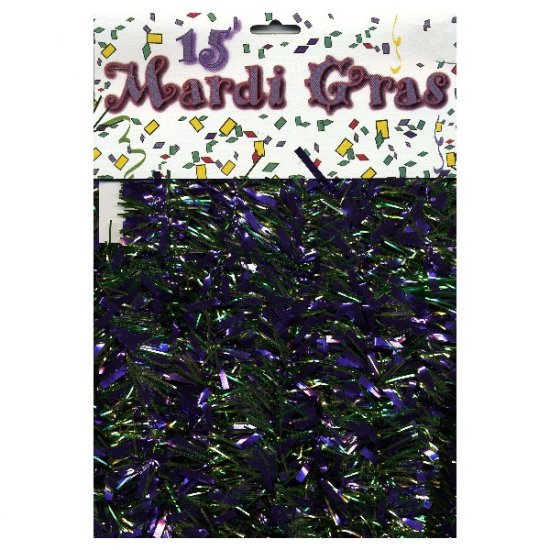 Mardi Gras Garland - 15 feet