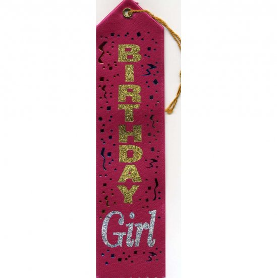 Birthday Girl Printed Award Ribbons