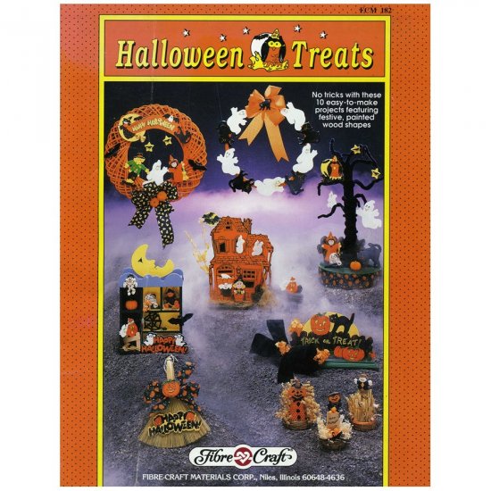 Halloween Treats Easy to Make Wooden Craft Projects & Wreaths