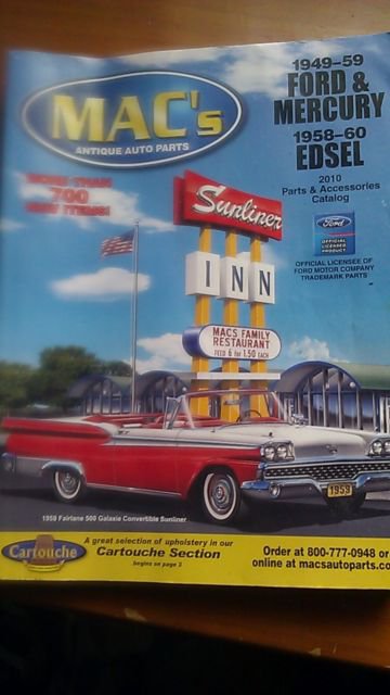 MAC'S ANTIQUE AUTO PARTS 1949-59 FORD/MERCURY 1958-60 EDSEL