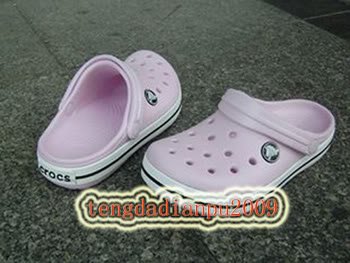 CROCS crocband children's kid's pink shoe szEUR30 31 32