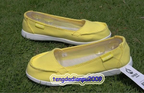 New Crocsâ„¢ Santa Cruz yellow Women' shoes SZ:W5-W9=EUR35-39