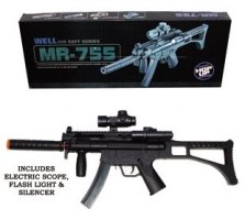 Airsoft Rifle w/ Blue Night Light
