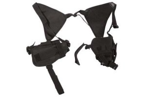Black Shoulder Holster - Holds 2 Airsoft Guns