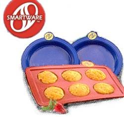 Smartware 3 pc Silicone Bakeware Set