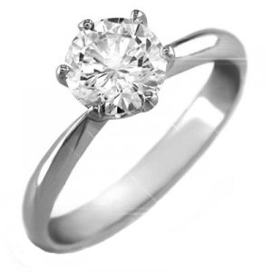 1cttw 14k white gold diamond solitaire highest quality colorless