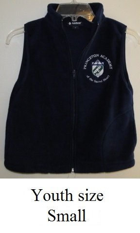 BACK TO SCHOOL! Youth Small Navy Fleece Vest