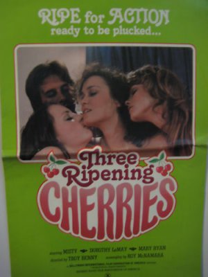 3, Three Ripening Cherries, Adult Pressbook, Rare,1979