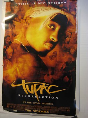 TUPAC RESURRECTION,TEASER MOVIE THEATER POSTER, 2003