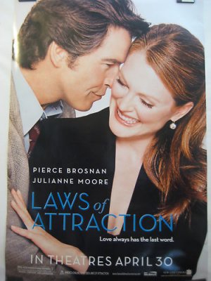 Laws Of Attraction, MOVIE THEATER POSTER,Pierce Bronsan