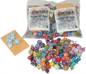 Chessex Pound of Dice (assorted mix)