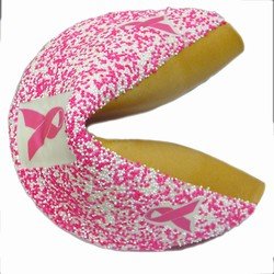 Pink Ribbon Giant Fortune Cookie