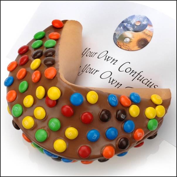 M&M's Giant Fortune Cookie