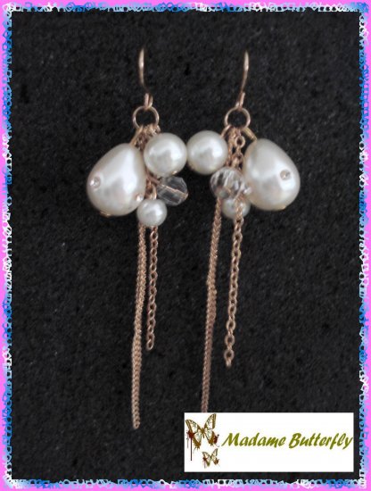 Pearl earrings