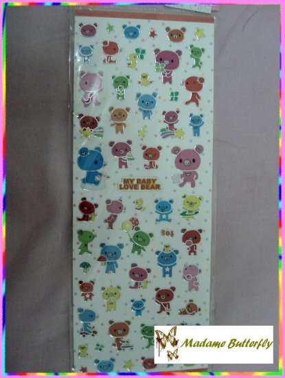#cute bear stickers 12