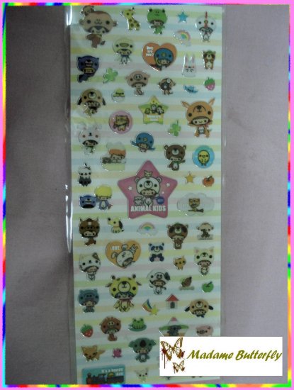 #cute animal girl stickers 13
