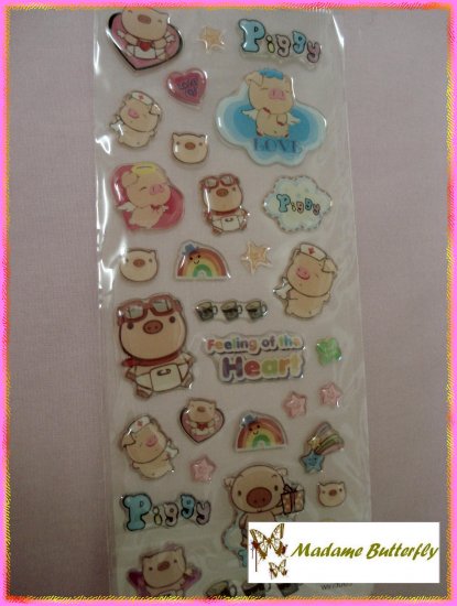 #cute piglet stickers 24