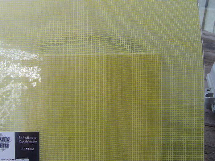 12 X 12 MAGIC MESH FOR SCRAPBOOKS AND CARD MAKING YELLOW NIP