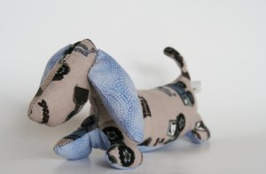 Aromatherapy stuffed toy: DACHSHUND WIENER DOG, Made to Order