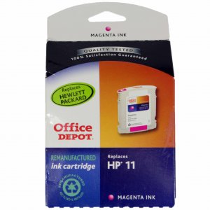 Office Depot HP 11 ink tank cartridge C4837A - Magenta