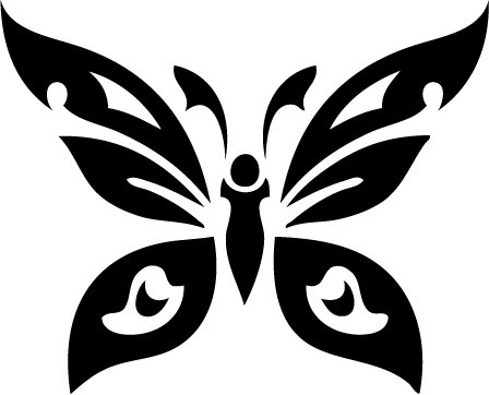 Butterfly Custom Vinyl Sticker Decal 002, Car Decal, Bumper Sticker, Laptop Decal, Window Sticker