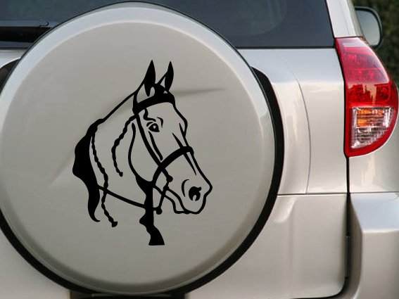 Horse Custom Made Vinyl Sticker Decal, Car Decal, Bumper Sticker, Laptop Decal, Window Sticker