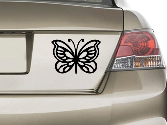 Butterfly Custom Made Vinyl Sticker Decal, Car Decal, Bumper Sticker, Laptop Decal, Window Sticker