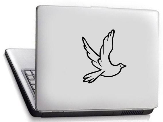 Dove Custom Vinyl Sticker Decal, Car Decal, Bumper Sticker, Laptop Decal, Window Sticker