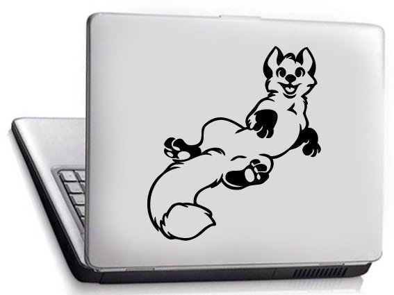 Cute Fox Custom Made Vinyl Sticker Decal, Car Decal, Bumper Sticker, Laptop Decal, Window Sticker