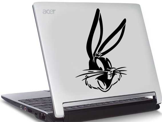 Bugs Bunny Rabbit Vinyl Sticker Decal, Car Decal, Bumper Sticker, Laptop Decal, Window Sticker