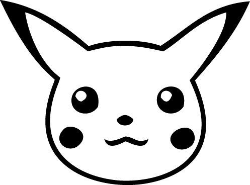 Pikachu Custom Made Vinyl Sticker Decal, Car Decal, Bumper Sticker, Laptop Decal, Window Sticker