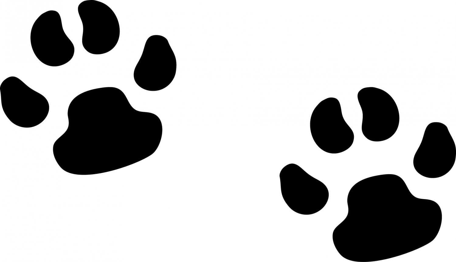 2 x Dog Print Vinyl Sticker Decal, Car Decal, Bumper Sticker, Laptop Decal, Window Sticker