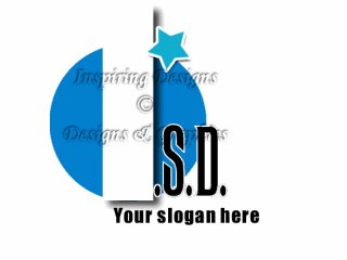 Blue Circle Initial Logo 35