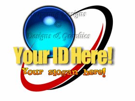 Blue - Black - Red Swooshes - Sphere Logo 10