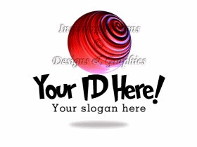 Sphere w Slap Stick Font Logo 23