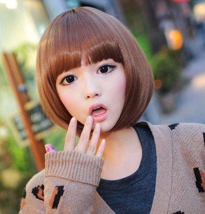 Free Shipping high quality Guarantee100% A++++++ Hot-sales brand new Short wig Qi Liu bobo