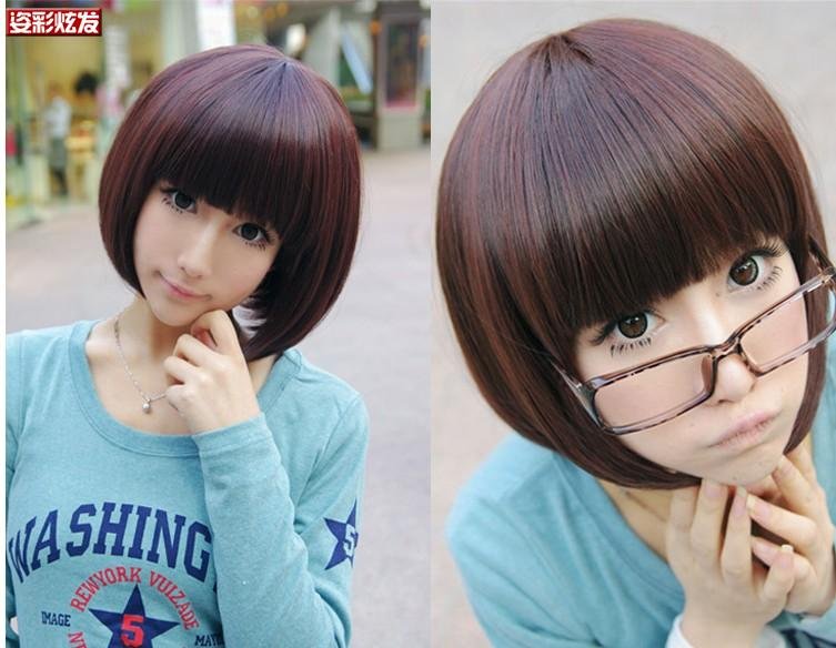 Free Shipping high quality Guarantee100% Hot-sales brand new wig W019 Qi Liu bobo